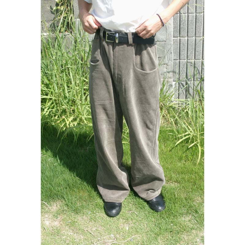 ABELIA EDWARD GOUCHA / ECHO PANTS CORDUROY *BRO
