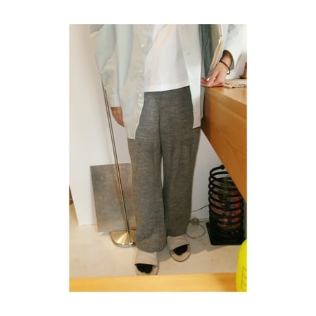 TOZAOU / Award Knit Pants *Gray