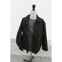 YOKO SAKAMOTO /  PLEATS JACKET DENIM *KAKISHIBU