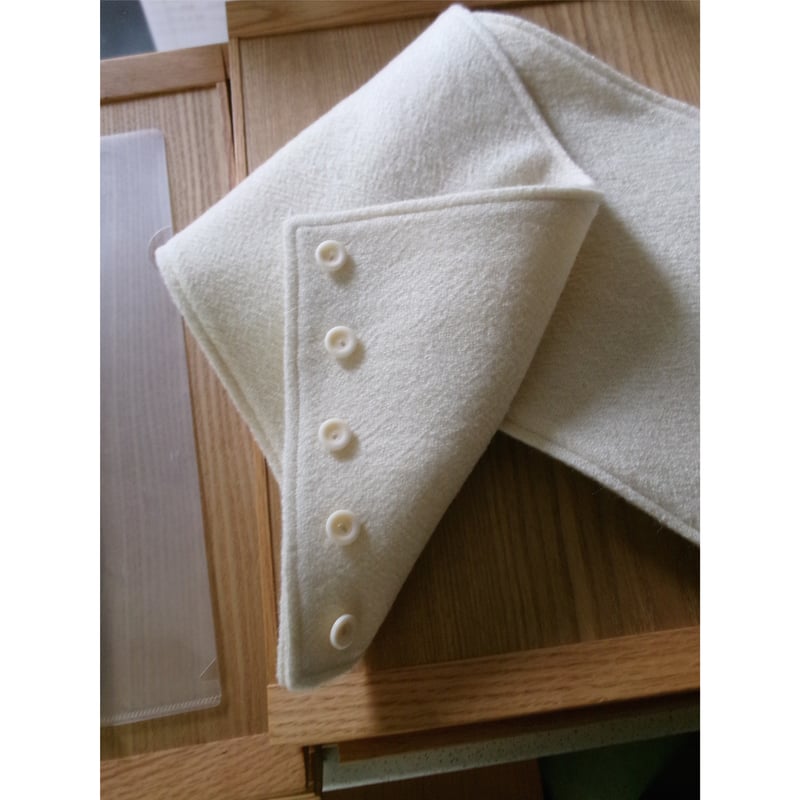 OLD FOLK HOUSE / Wool Long &Short Scarf *Natura