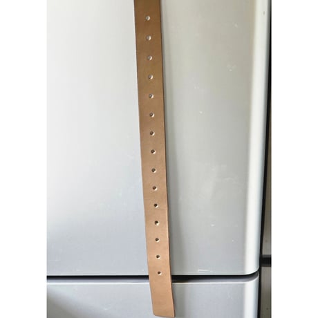 FUJI /  LEATHER BELT *OLIVE