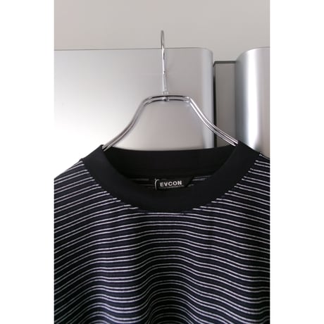 EVCON/ BORDER WIDE L/S T-SHIRT *BLACK