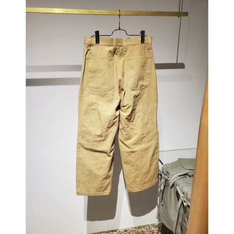 TOZAOU / String Fierd Pants -Yellow