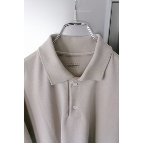 YOKO SAKAMOTO / BOX TUBE POLO *BEIGE