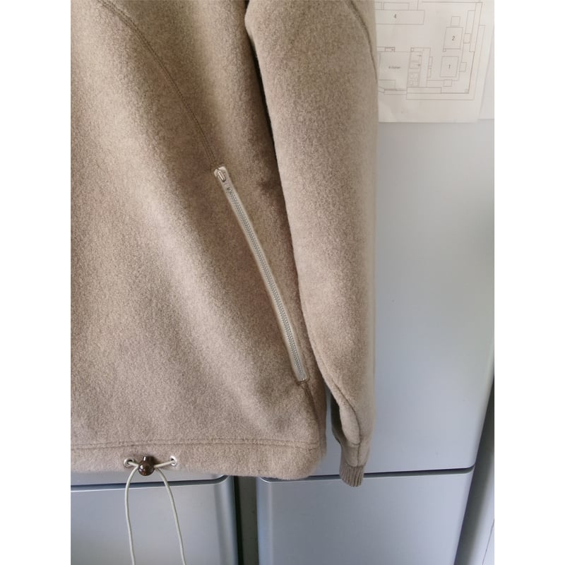 ABELIA EDWARD GOUCHA / FRACTURE HOODIE *BEIGE |