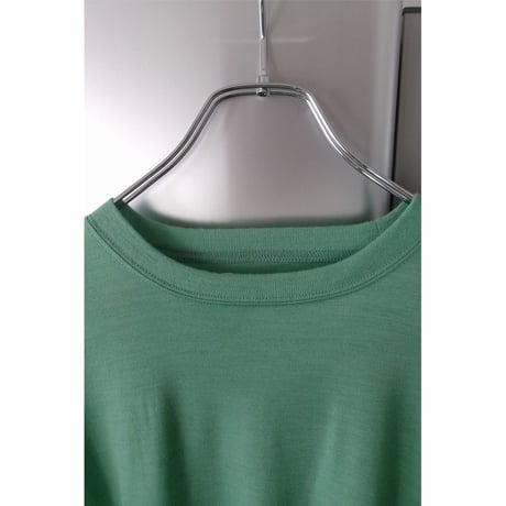 FUJI / WOOL S/S T-SHIRT *GREEN