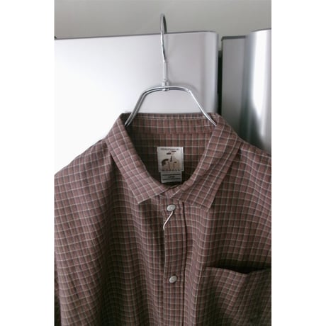 NO ROLL / NORMAL PANAMA S/S SHIRT *PANAMA CHECK