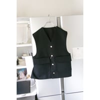 Rich I /  WORK POCKET VEST *BLACK