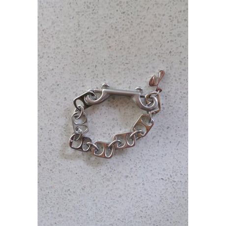 HIDAKA / PULL TAB BRACELET *SILVER