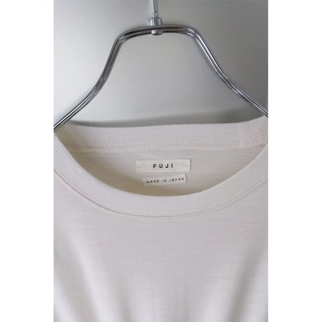 FUJI / WOOL S/S T-SHIRT *IVORY