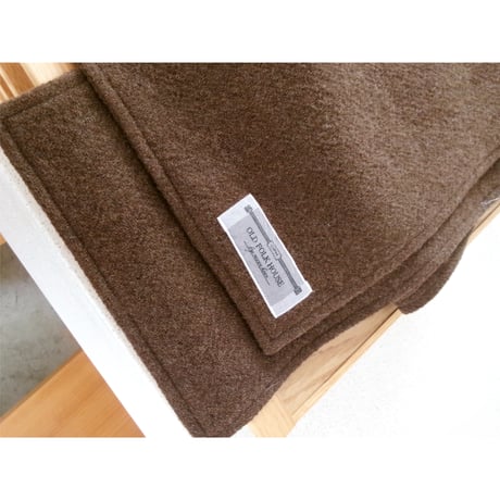 OLD FOLK HOUSE / Wool Long &Short Scarf *Dark Brown