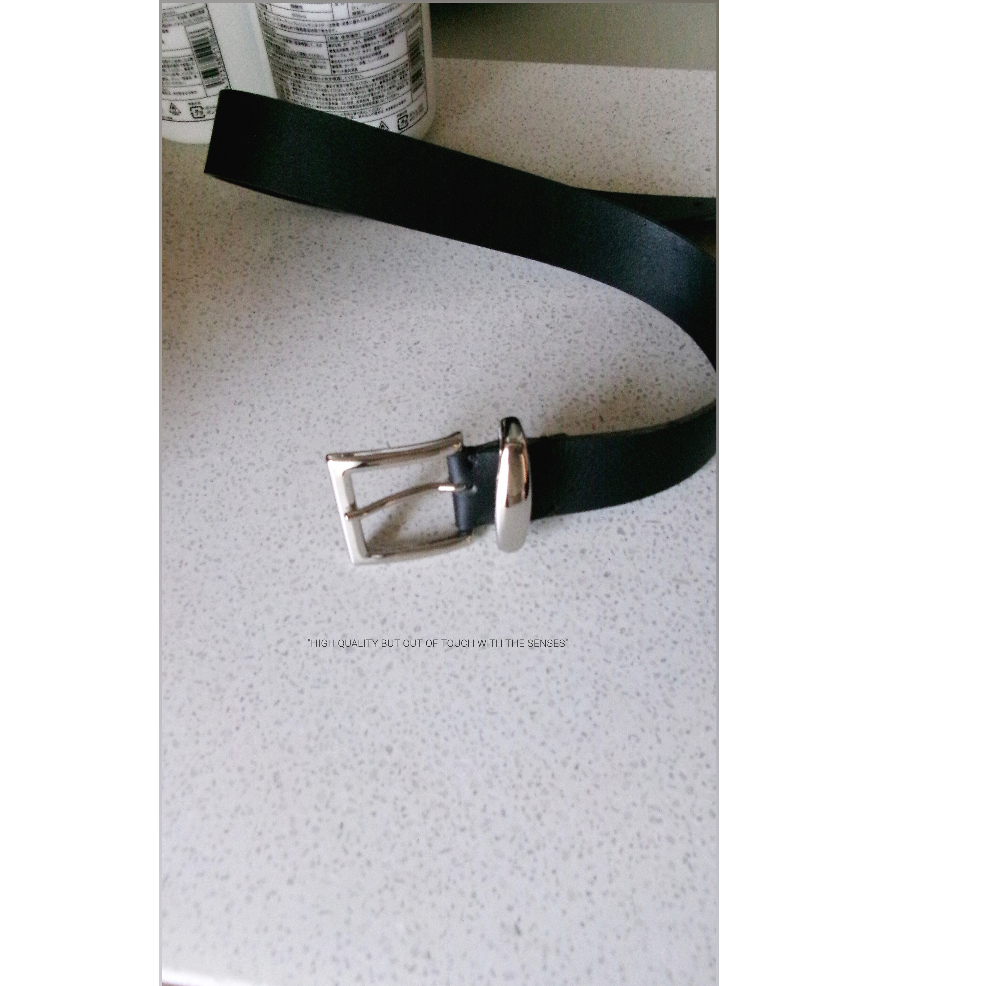 ABELIA EDWARD GOUCHA / CLASSIC LEATHER BELT *BL