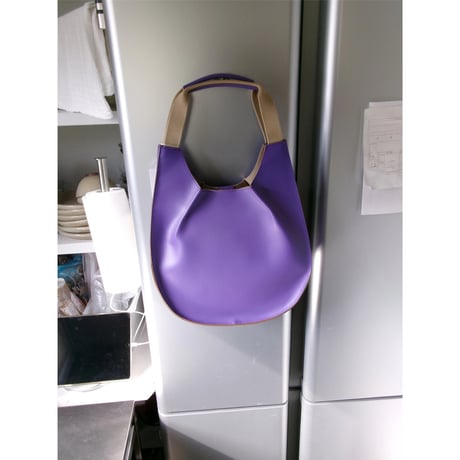 Rich I / S. CircleI [Leather Handle Bag・Small] *LAVENDER