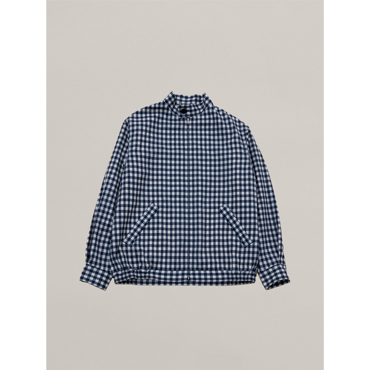 FUJI / WOOL STAND COLLAR BLOUSON *BLUE | AVET