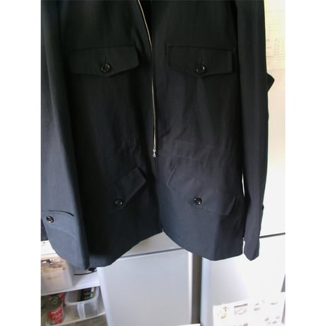 OLD FOLK HOUSE / Hard Twist Cotton Hunting Jacket *Navy