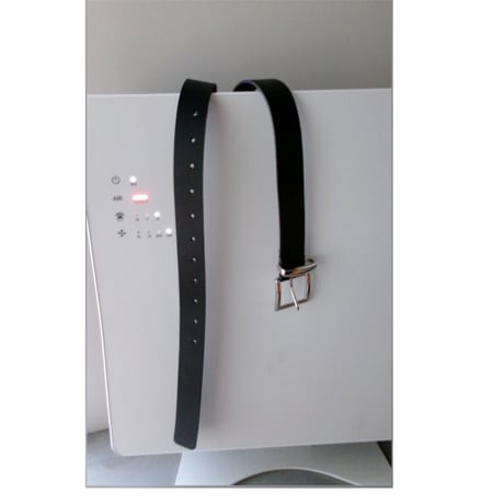 ABELIA EDWARD GOUCHA / CLASSIC LEATHER BELT *BLACK