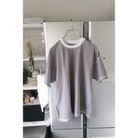 ABELIA EDWARD GOUCHA / CLASSIC T-SHIRT BORDER *BROWN