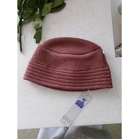 NO ROLL / TWOFACE WASHI BEANIE *APRICOT | AVET