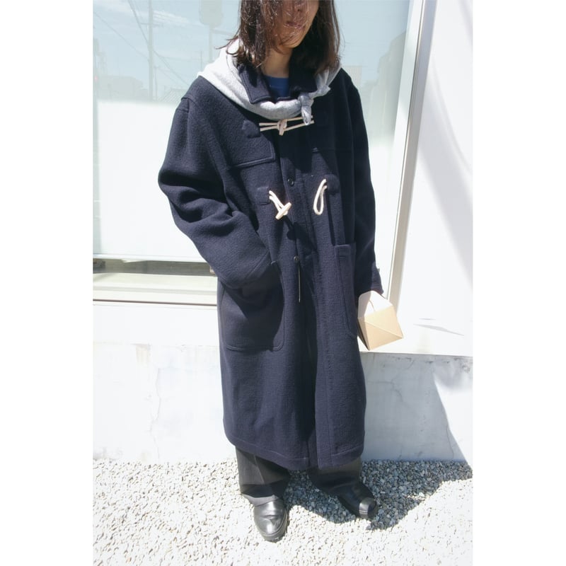 FUJI / MELTON WOOL DUFFEL COAT *BROWN | AVET
