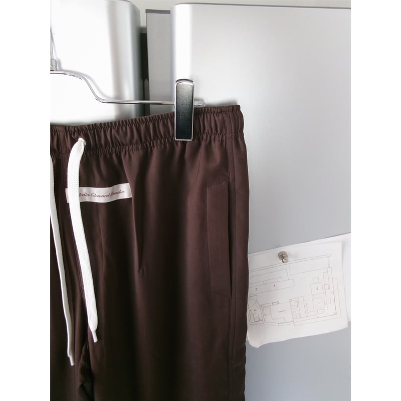 ABELIA EDWARD GOUCHA / CLUB TRUNK PANTS *BROWN