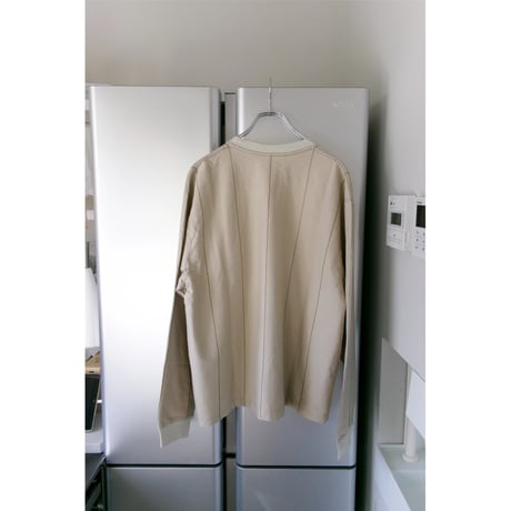 NO ROLL / UNEVENNESS L/S TEE *LT BEIGE