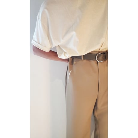 TOZAOU / Ticket Slack Pants *Beige