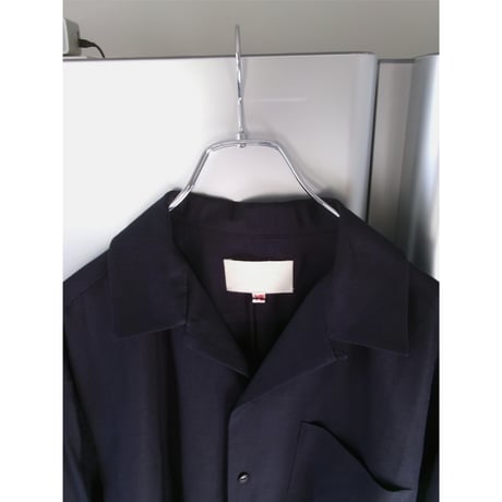 YOKO SAKAMOTO / OPEN COLLAR SHRIT *NAVY
