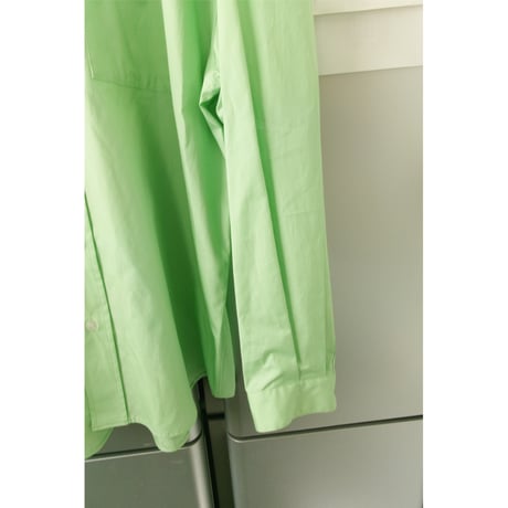 EVCON/ OVERSIZED L/S SHIRT *GREEN