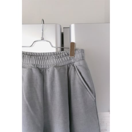 Rich I / TUCK SWEAT PANTS *BLACK