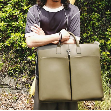 Rich I / RECTANGLE [LEATER HELMET BAG]
