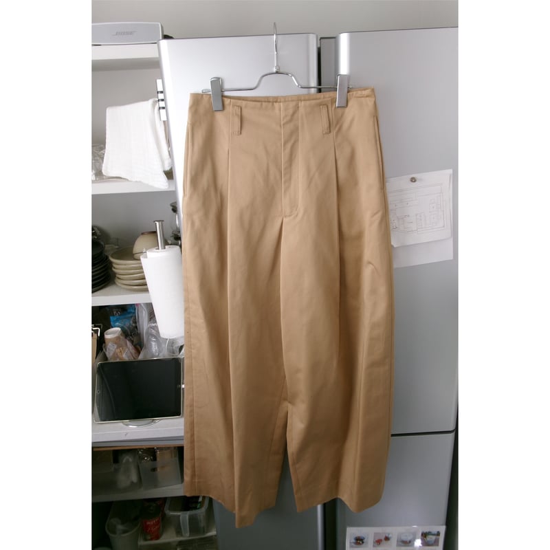 パンツ Rich I TACK WIDE TROUSERS Rich I / Tuck Wide Trousers *BEIGE | AVET