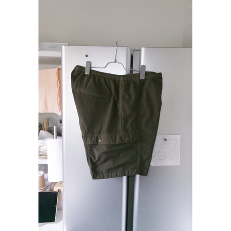 UNIVERSAL PRODUCTS / GARMENT DYE NYLON SHORTS *FADE OLIVE