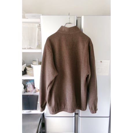 FUJI / BRUSHED WOOL PULLOVER *BROWN