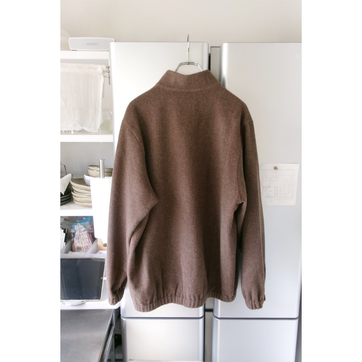 FUJI / BRUSHED WOOL PULLOVER *BROWN | AVET