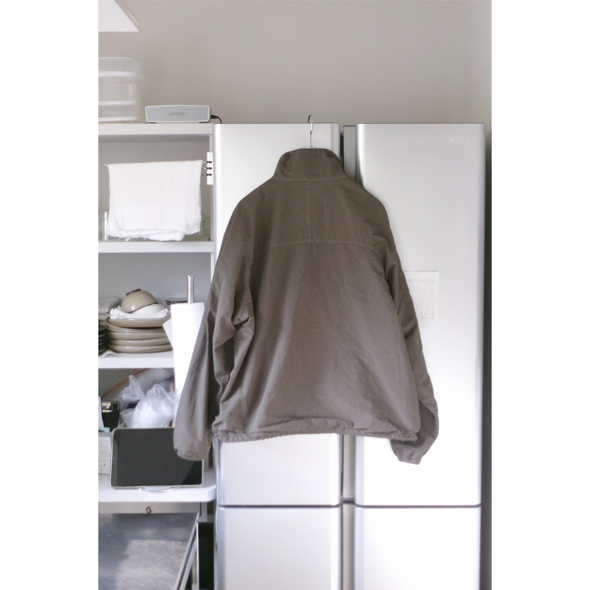 UNIVERSAL PRODUCTS / GARMENT DYE NYLON JACKET *