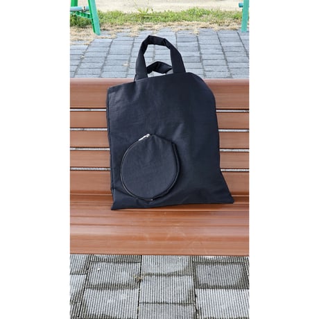 HIDAKA / PING-PONG PADDED TOTE *BLACK