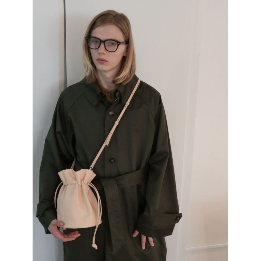 Rich I / CYLINDER [LEATER PURSE BAG] – NATURAL 