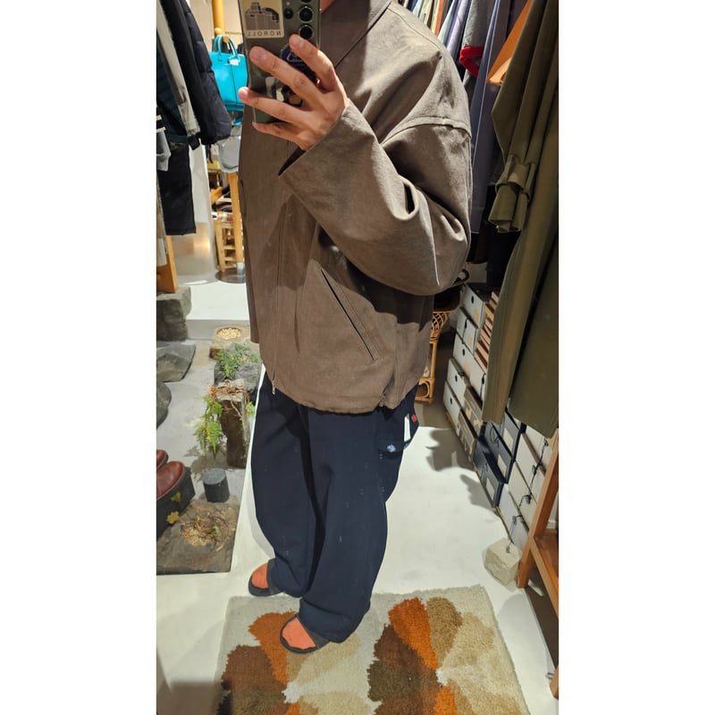 Blanc YM / Vintage Canvas Drizzler JKT *Brown |