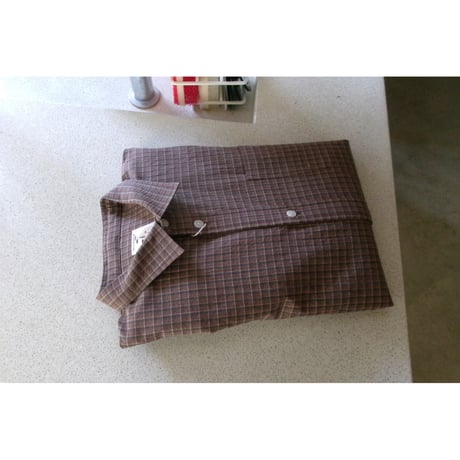 NO ROLL / NORMAL PANAMA SHIRT *PANAMA CHECK