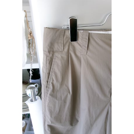 ABELIA EDWARD GOUCHA / BASEBALL SLACKS(NYLON) *BEIGE