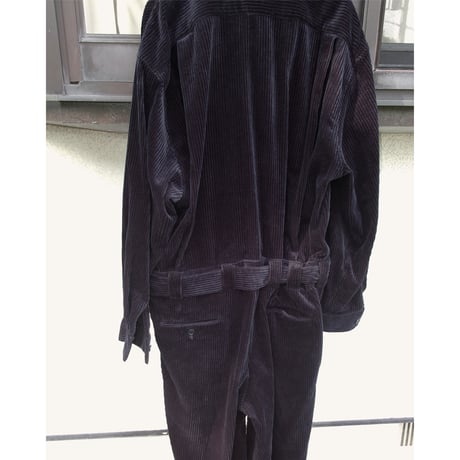 Blanc YM / Wide Corduroy Jumpsuit *NAVY