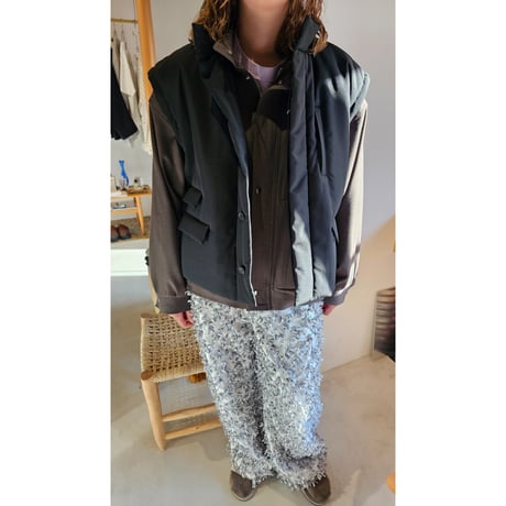 Blanc YM / Ripstop Padded Vest *Black