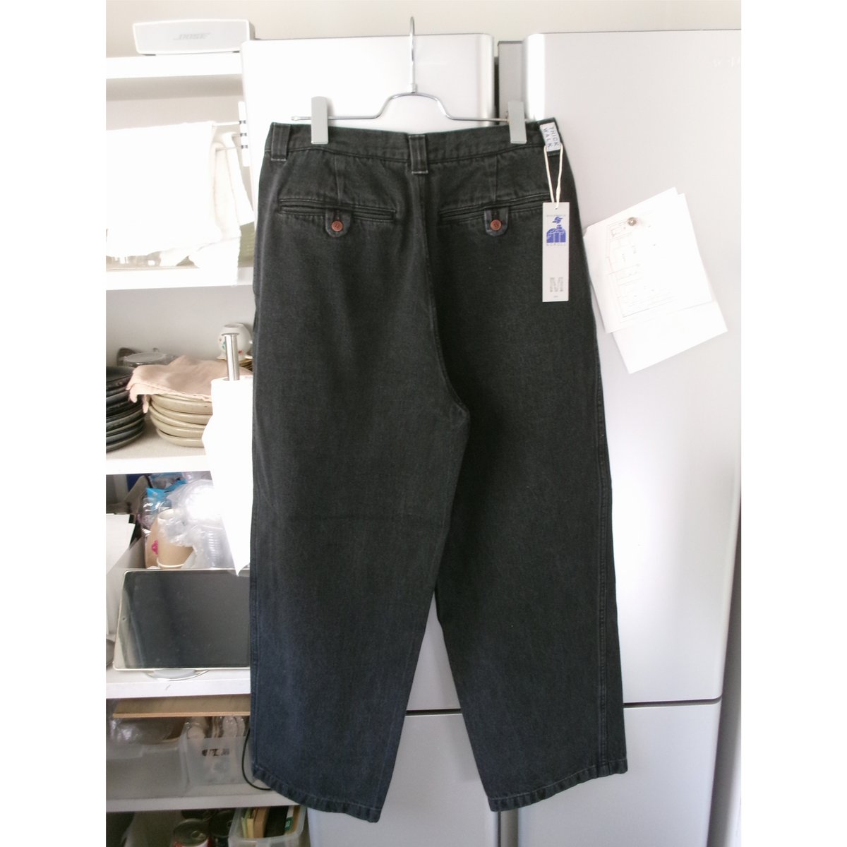 NO ROLL / THICKWALK PANTS BLACK DENIM *BLACK |