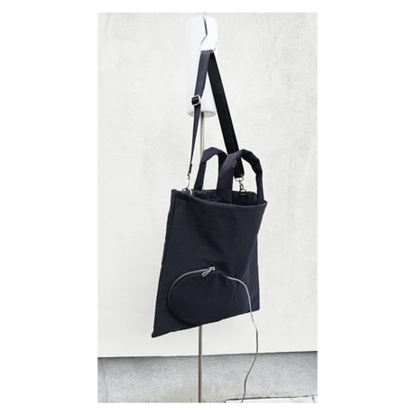 HIDAKA / PING-PONG PADDED TOTE *BLACK