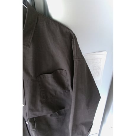NO ROLL / HWR N.WEATHER SHIRT *DARKEST BROWN