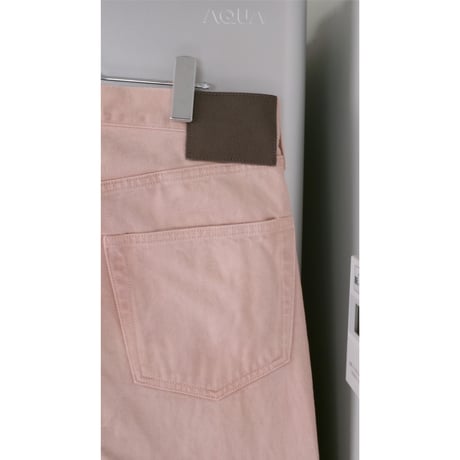 YOKO SAKAMOTO / 5POCKET STRAIGH PANTS *CHESTNUT