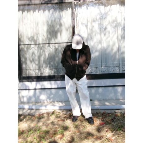 YOKO SAKAMOTO /  BELTED TROUSERS *FADE WHITE(USED FADE&PAINT)