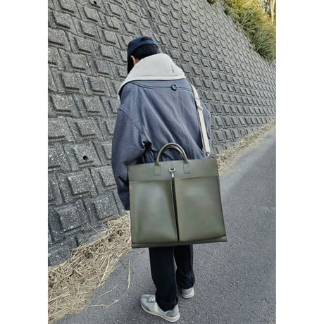 Rich I / RECTANGLE [LEATER HELMET BAG]