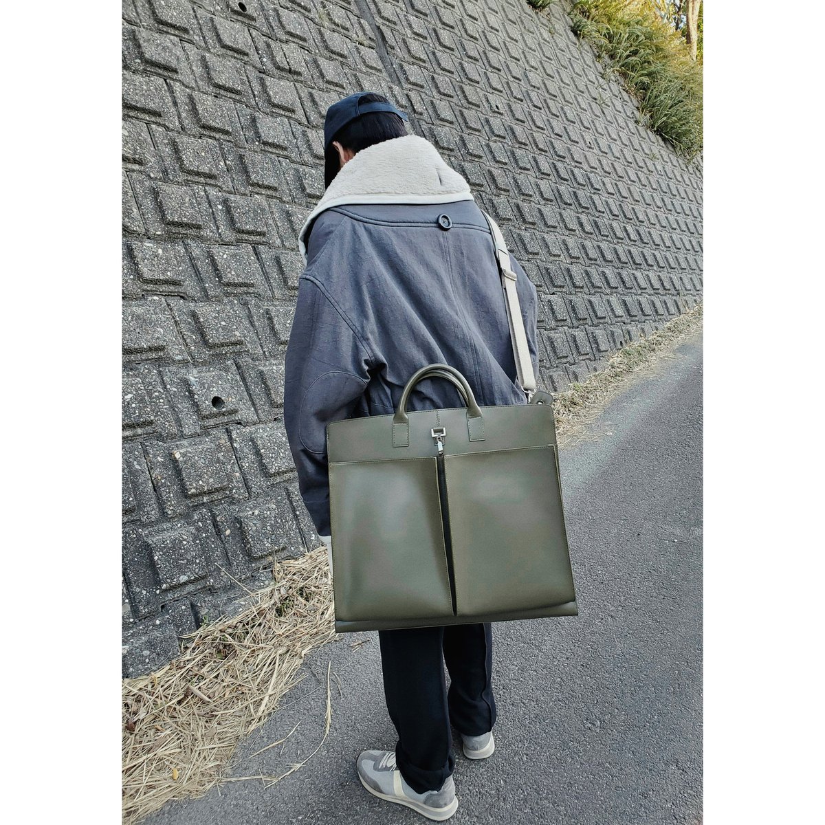 RePLAY×Rich I 別注LEATHER HELMET BAG-