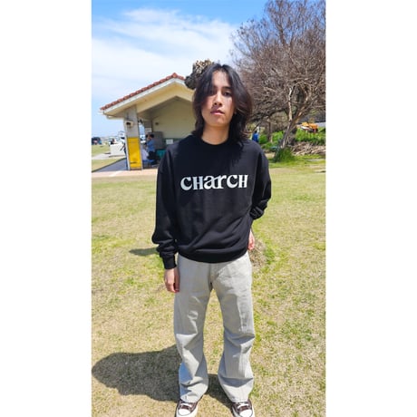 CHARCH /  ICON LOGO REGULAR SWEAT TRAINER *BLACK